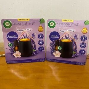 AIR WICK  Essential Mist Diffuser Starter Kit - Lavender & Almond Blossom